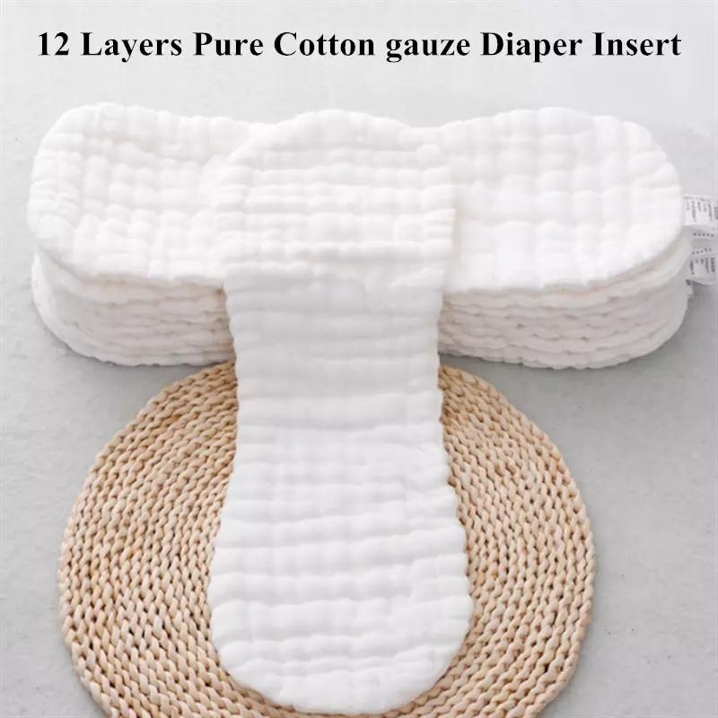 Diaper Pail Odor - 5 個/10 個品質 12 層ベビーおむつ純粋な綿ピーナッツおむつインサート変更ライナー洗える再利用可能な布おむつおむつ