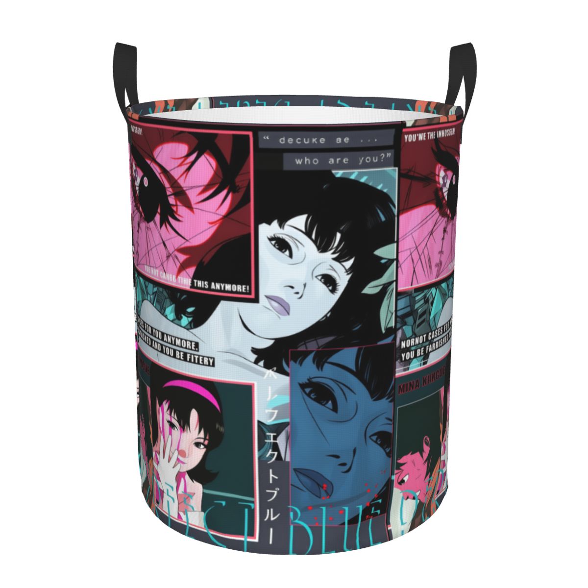 Baby Nursery Laundry Hamper - 日本アニメスリラー映画 P-パーフェクトブルー ランドリーバスケット 折りたたみ式ベビーハンパー 保育園用おもちゃオーガナイザー 収納箱