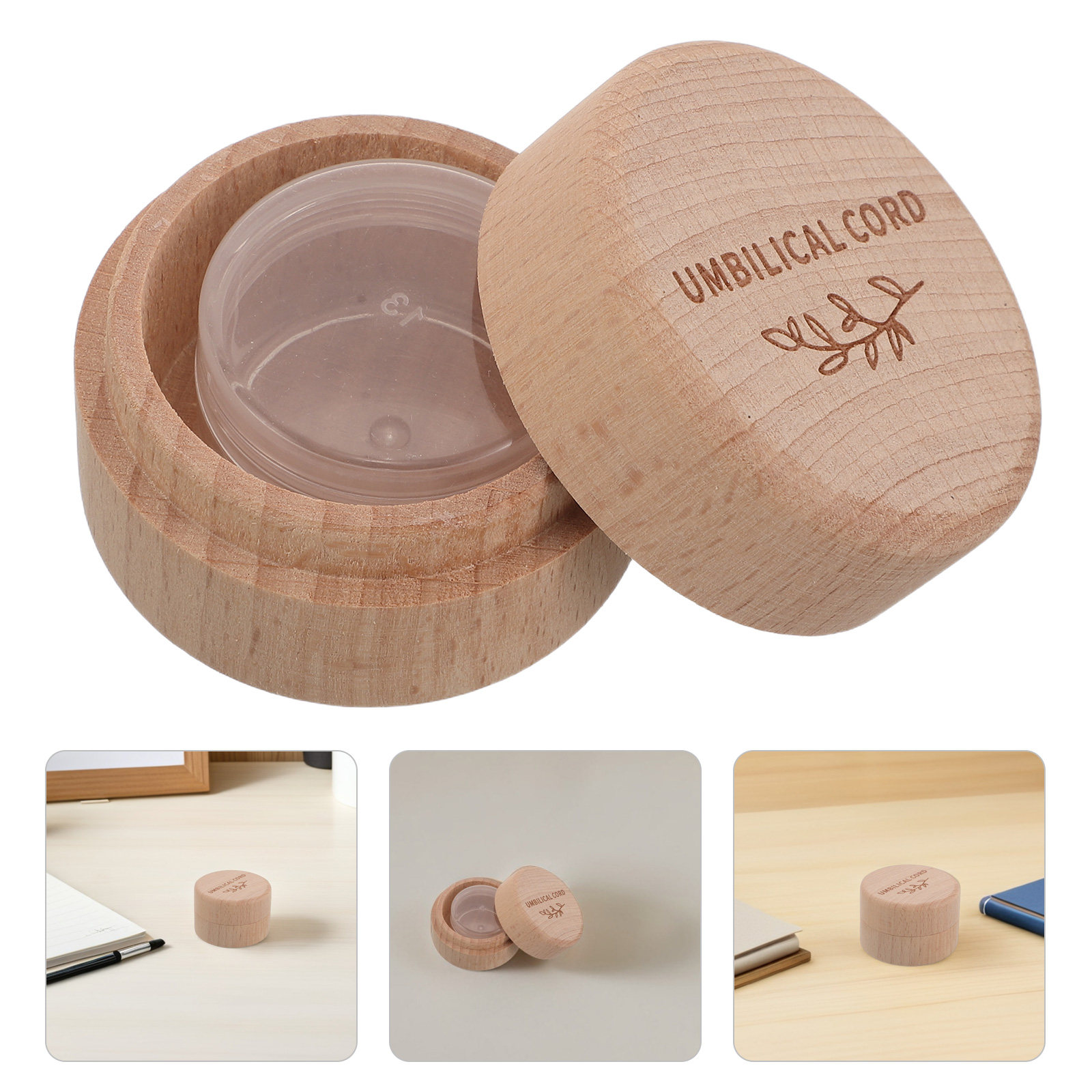 臍帯記念品ボックス 木製ベビーメモリーケース 滑らかな木製仕 - Baby Keepsake Box のレビューと価格