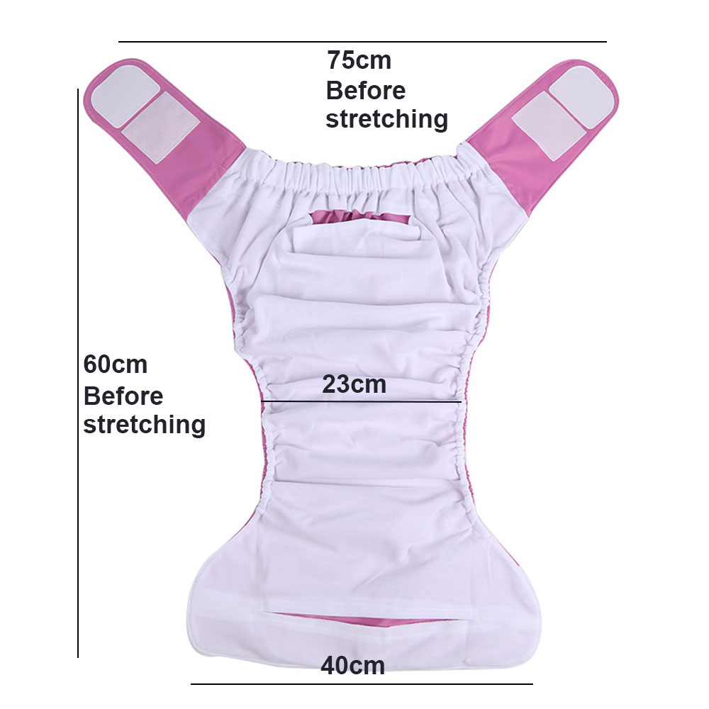 繰り返し使える大人用おむつ 大きいサイズ 患者用洗える布おむ - Diaper Pail Odor のレビューと価格