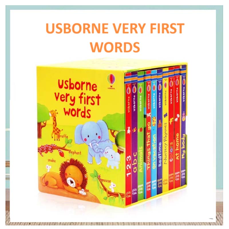 Usborne Very First Words 10冊セッ - Baby Nursery Age のレビューと価格