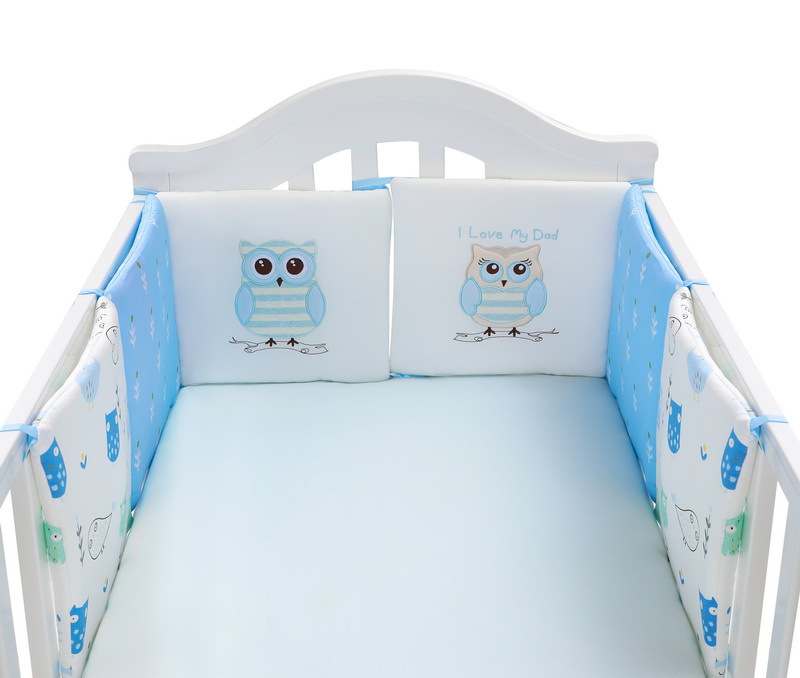 6 ピース/セットベビーベッドプロテクターベビーベッドバンパ - Baby Nursery Glider のレビューと価格
