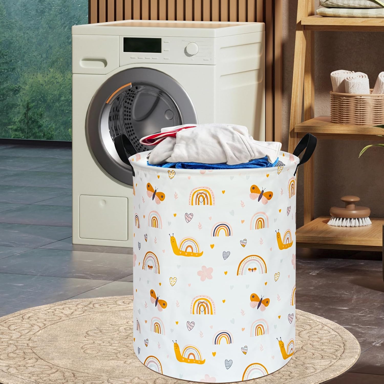大型ランドリーバスケット キャンバス収納ビン ベビー保育園用 - Baby Nursery Laundry Hamper のレビューと価格