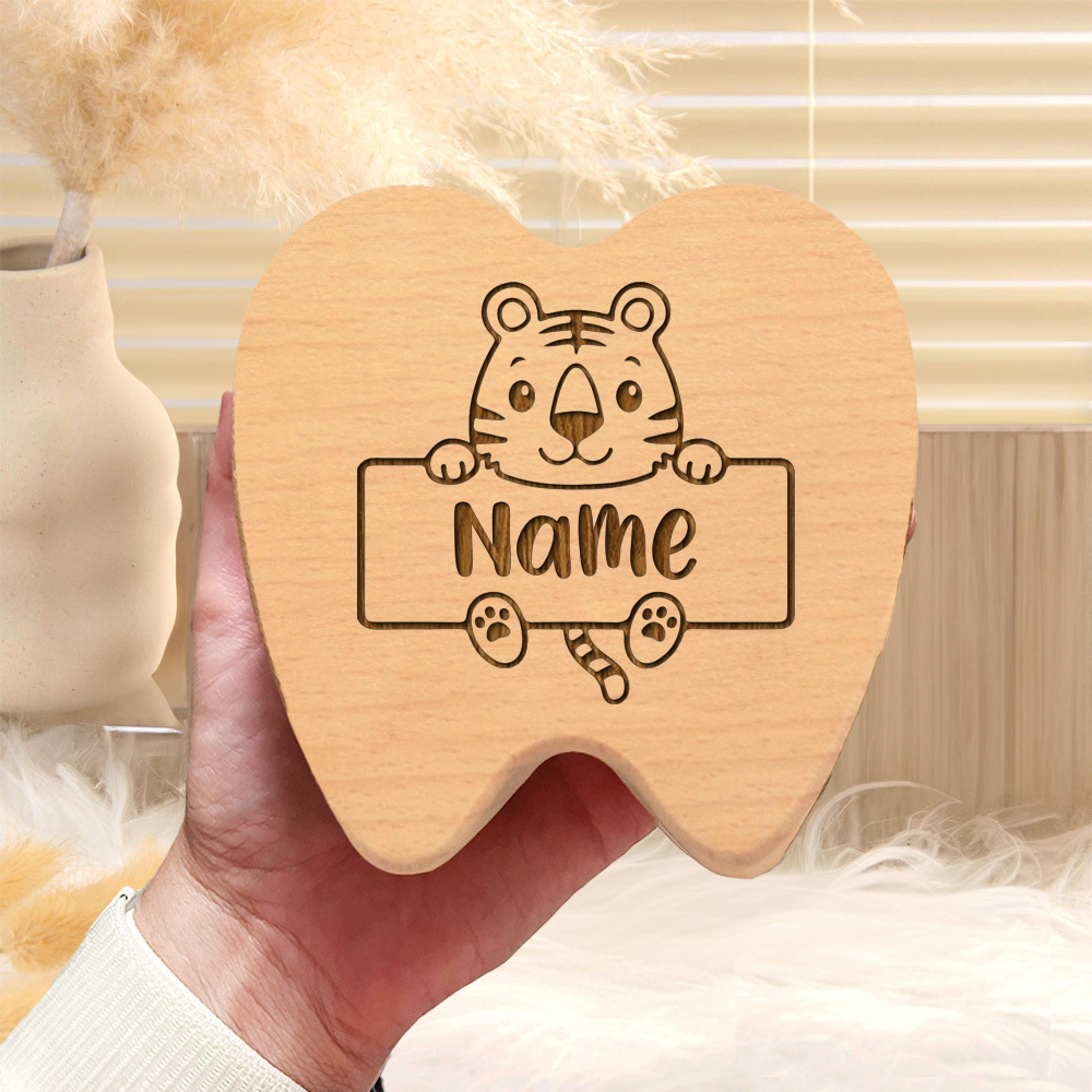 パーソナライズされた歯の妖精ボックス 乳歯の記念品ボックス  - Baby Keepsake Box のレビューと価格