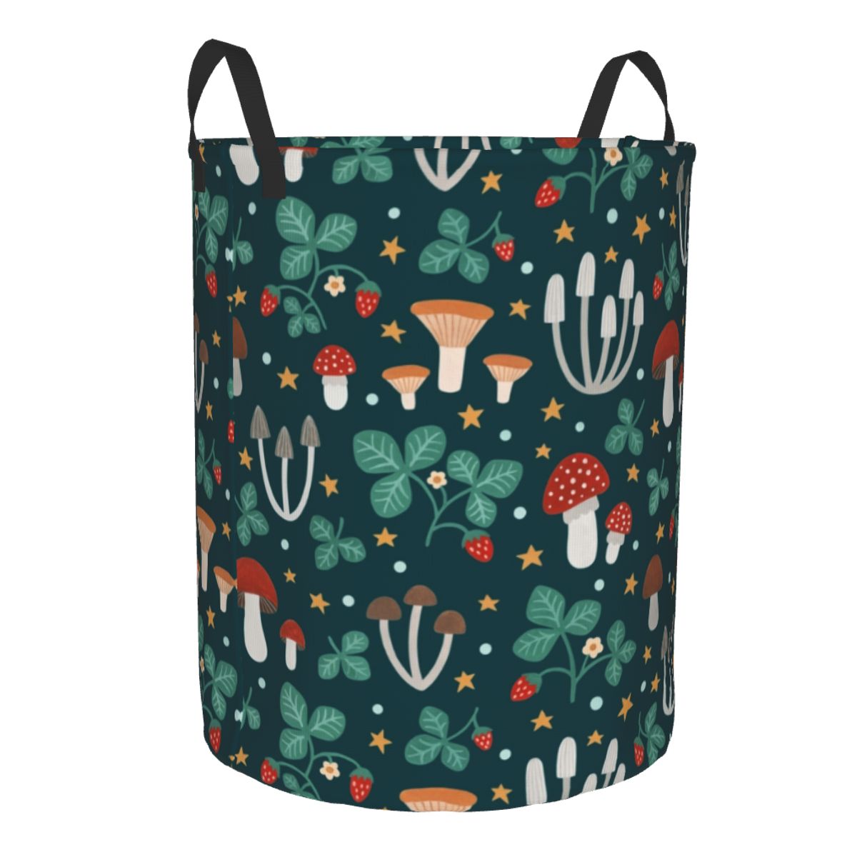 折りたたみ式の魔法の森のランドリーバスケット、キノコの漫画の - Baby Nursery Laundry Hamper のレビューと価格