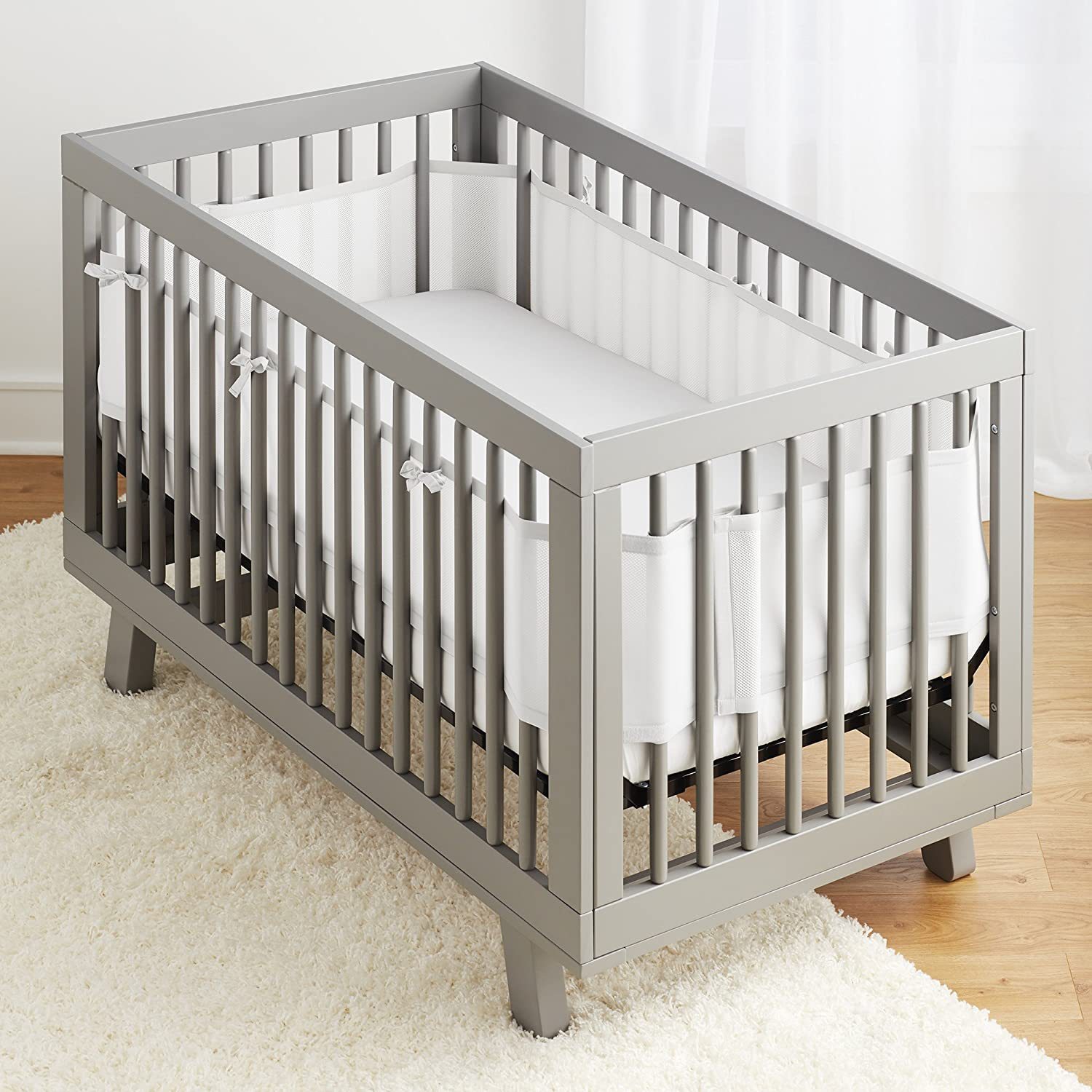 通気性のあるベビーベッドバンパー新生児寝具ベビールーム装飾ベ - Baby Nursery Glider のレビューと価格