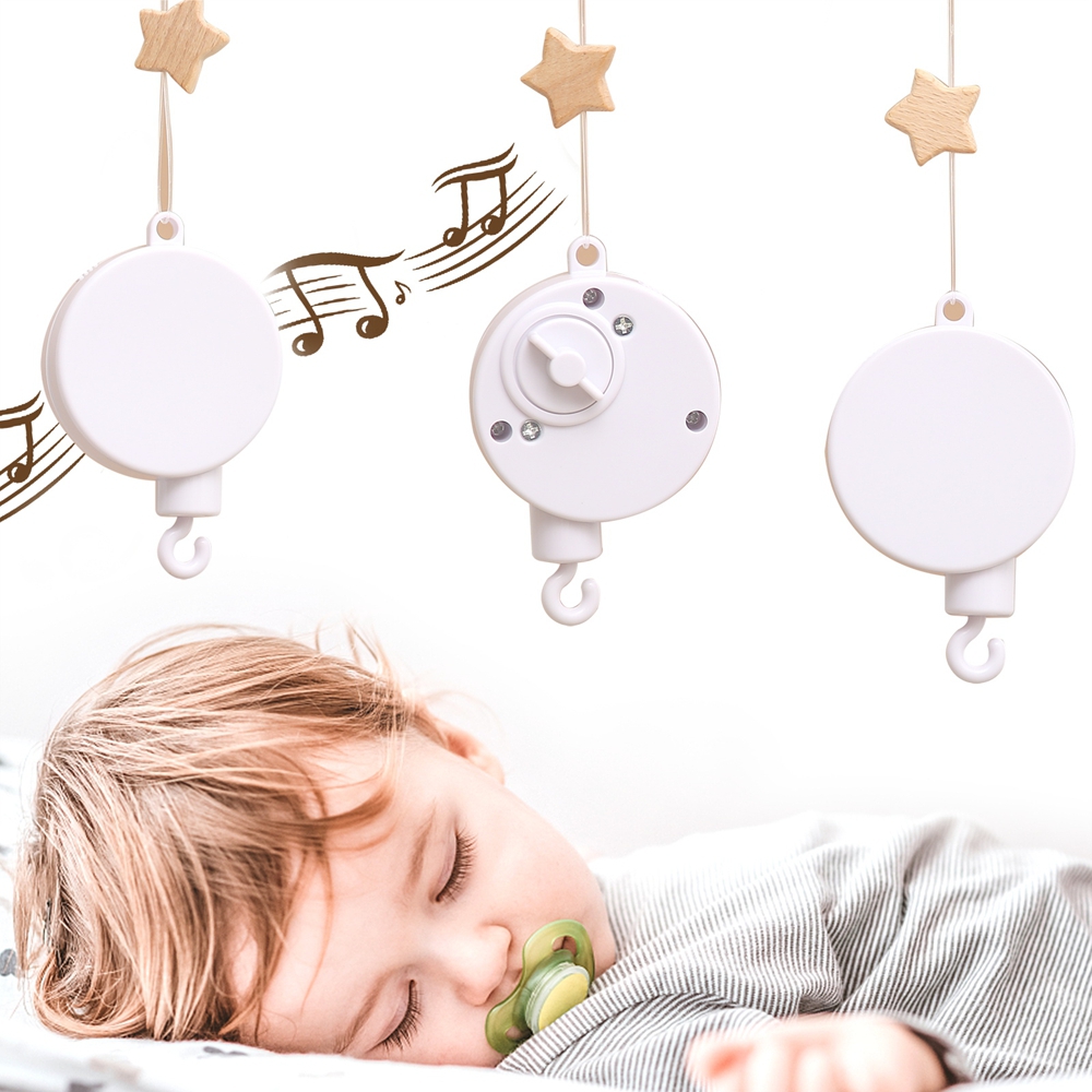 ベビーベッド用回転式オルゴール、0〜12ヶ月の赤ちゃん向け、 - Baby Nursery Song のレビューと価格
