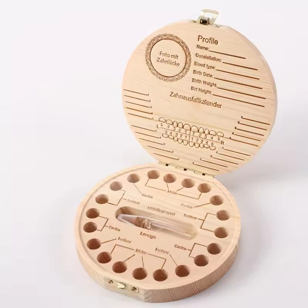 1PC 子供用乳歯ボックス - 乳歯を保存し、思い出として歯 - Baby Keepsake Box のレビューと価格