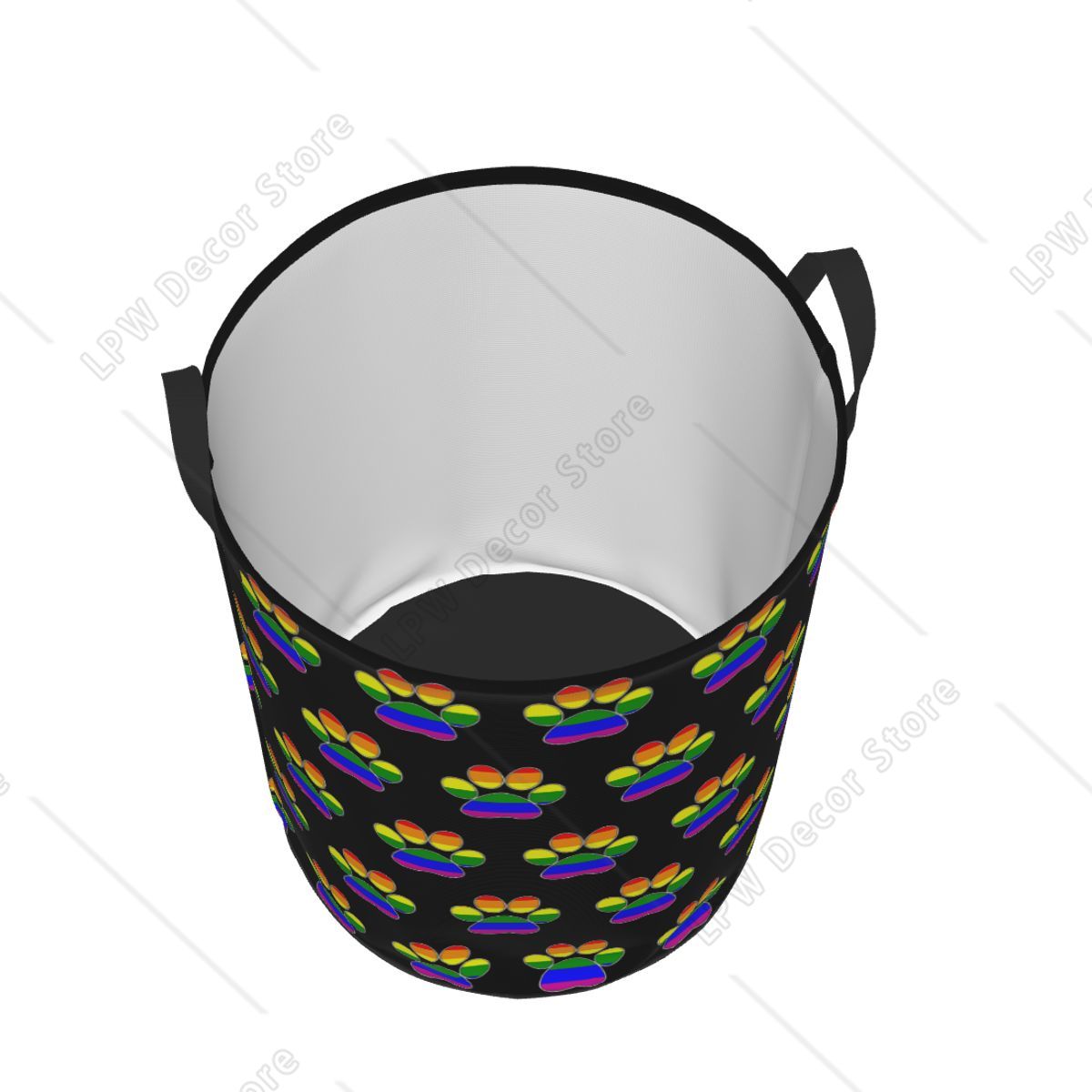 カスタムLGBTプライド ゲイ パウ 洗濯かご 折りたたみ式 - Baby Nursery Laundry Hamper のレビューと価格