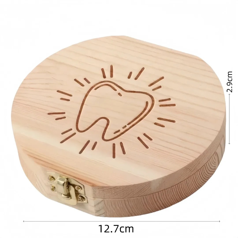 木製乳歯収納ボックス4個セット、胎児の髪の毛記念品、新生児の - Baby Keepsake Box のレビューと価格
