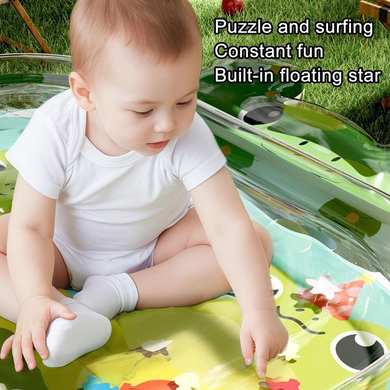 ベビーマット床用インフレータブル防水ウォーターマット幼児ジム - Baby Nursery Mat のレビューと価格