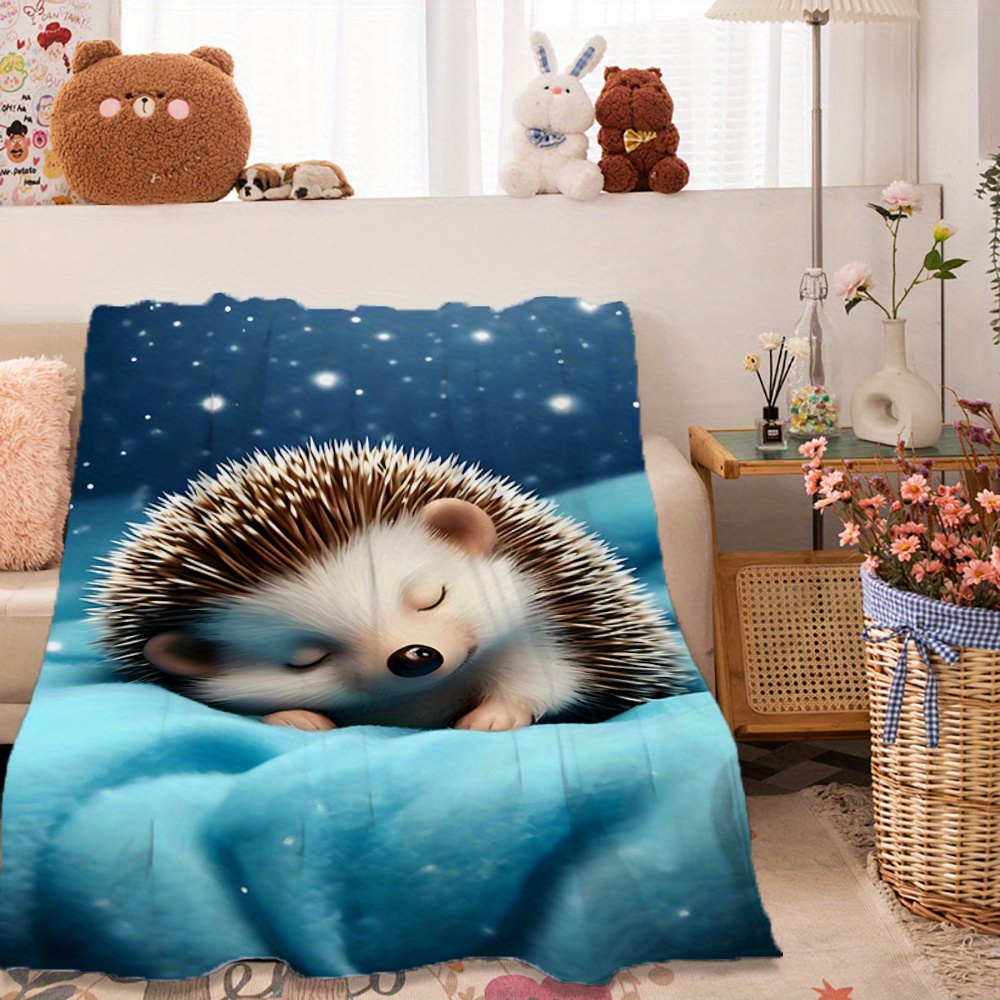 かわいいハリネズミ保育園ブランケットスローベビーキッズ冬用ブ - Baby Nursery In Hospital のレビューと価格