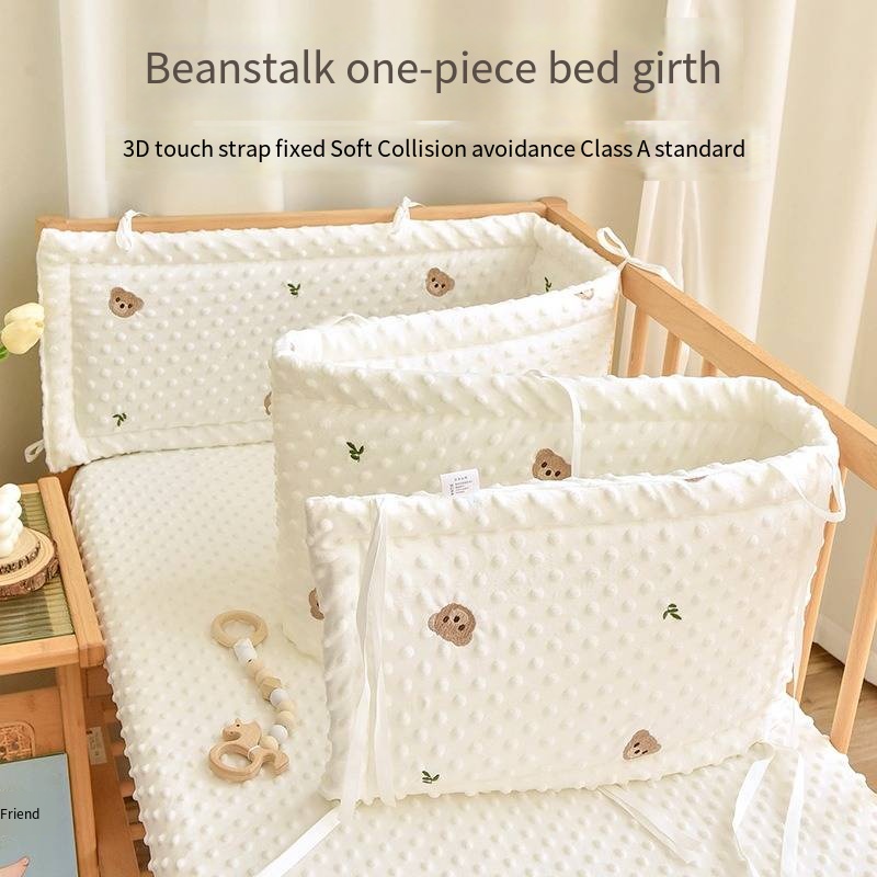 ベビーベッドフェンス綿ベッド保護手すり厚みのあるバンパーベビ - Baby Nursery Glider のレビューと価格