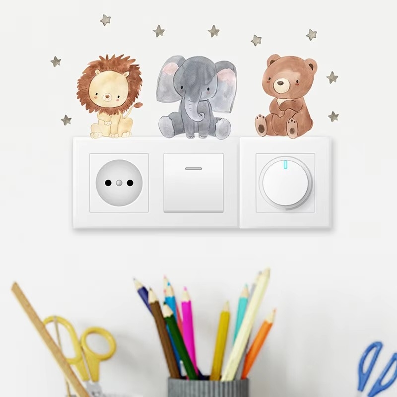 かわいい森の動物の壁ステッカー子供部屋用子供男の子女の子ベビ - Baby Nursery Elephant のレビューと価格