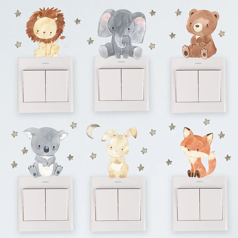 かわいい森の動物の壁ステッカー子供部屋用子供男の子女の子ベビ - Baby Nursery Elephant のレビューと価格